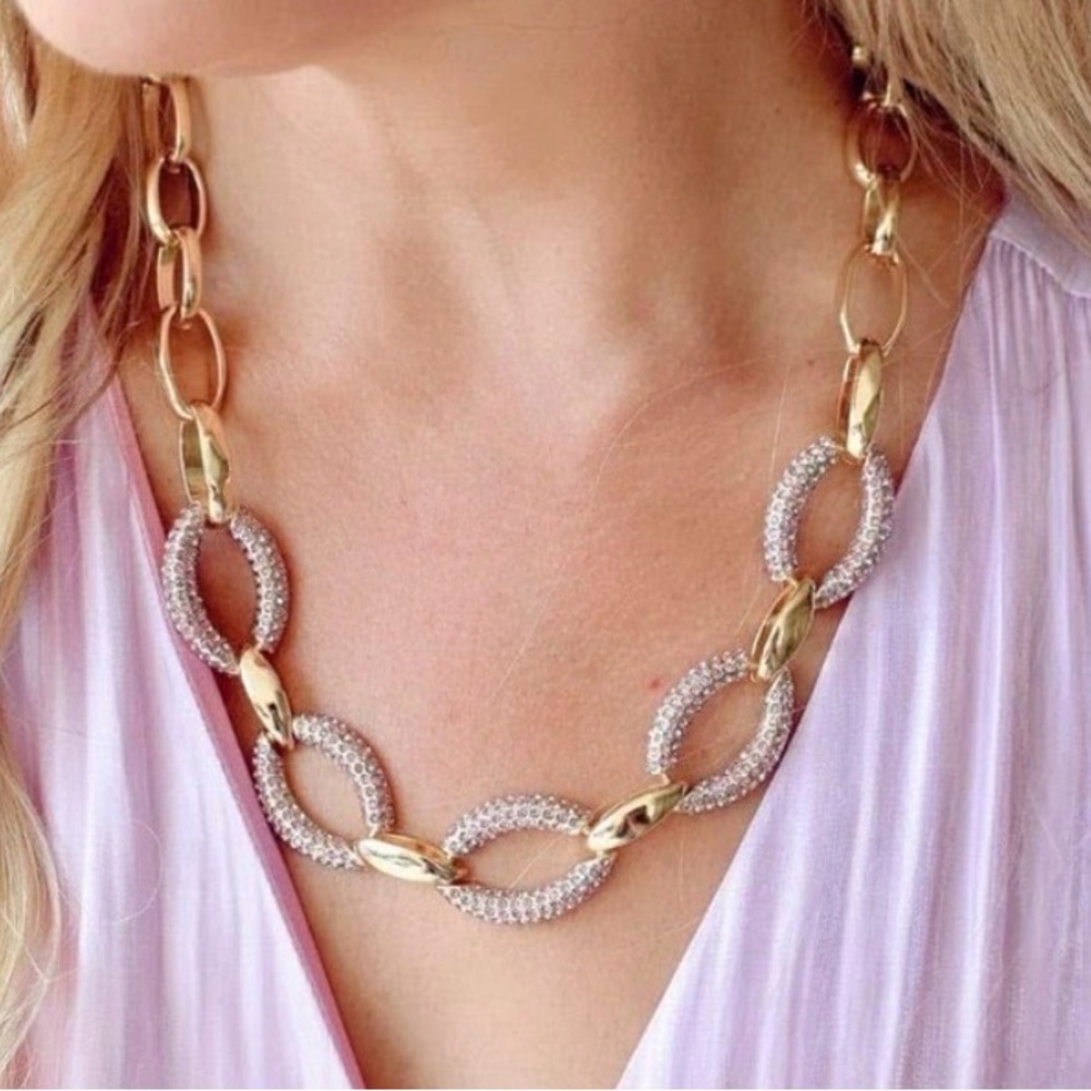 Parklane Gold and lavender SPLASH Necklace